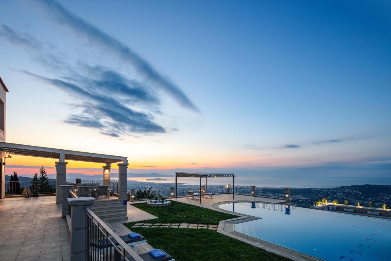 Villa Golden Hill Chrissi Akti Chania Exterior foto