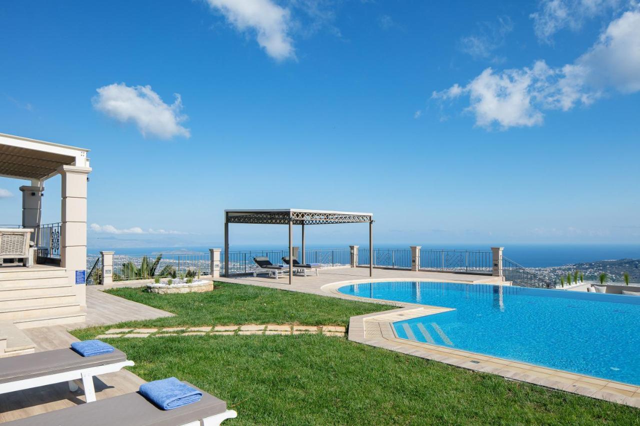 Villa Golden Hill Chrissi Akti Chania Exterior foto