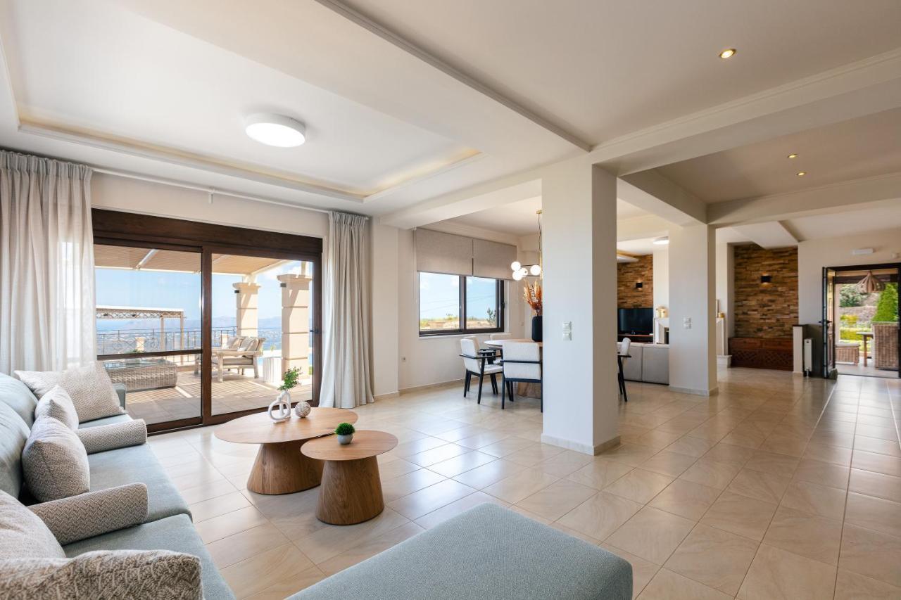 Villa Golden Hill Chrissi Akti Chania Exterior foto
